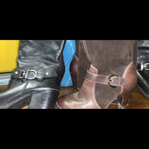 3 pair lot of very gently used ladies size 6 knee high boots - Picture 6 of 6